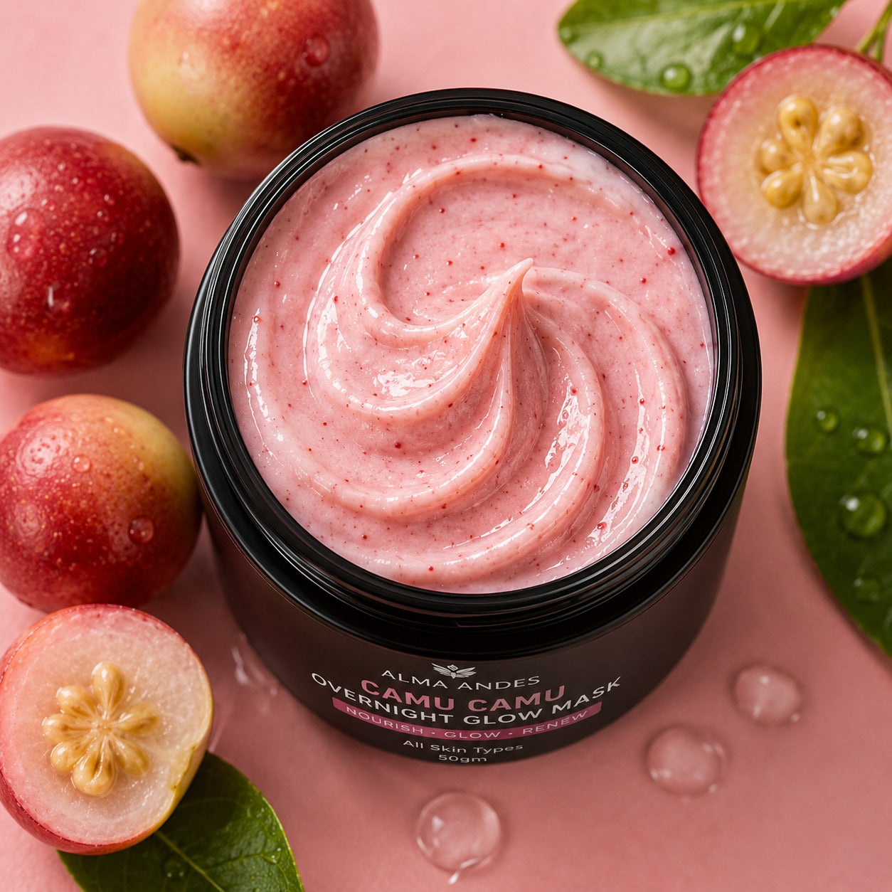 Vitamin C overnight face cream with Camu Camu extract
