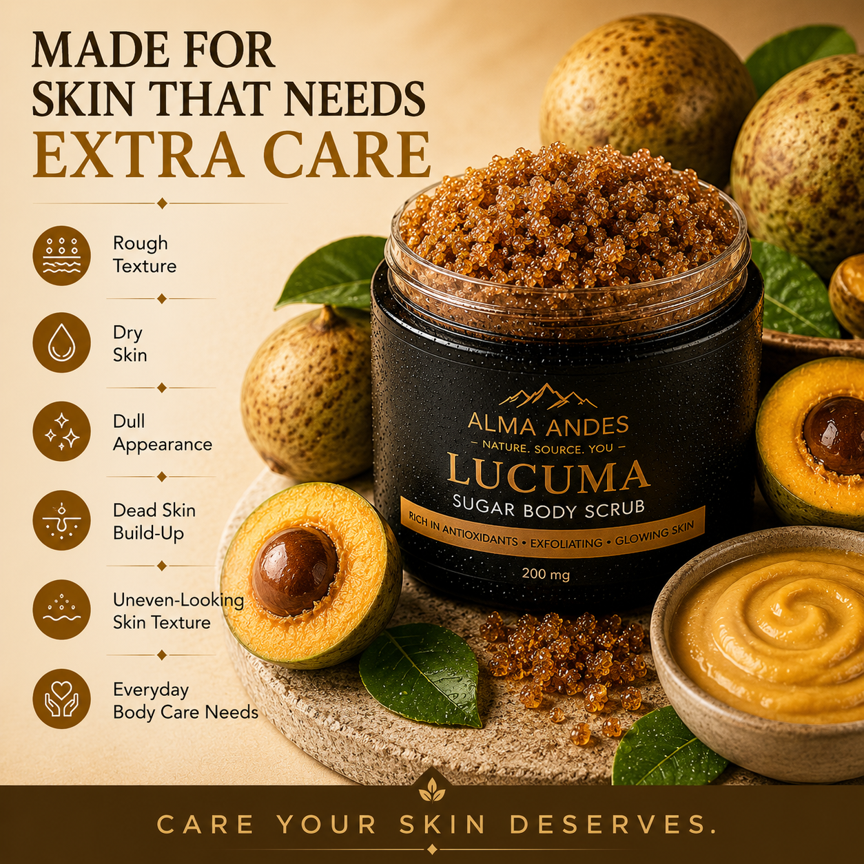Body Scrub with High Collagen of Lucuma - Slide 6