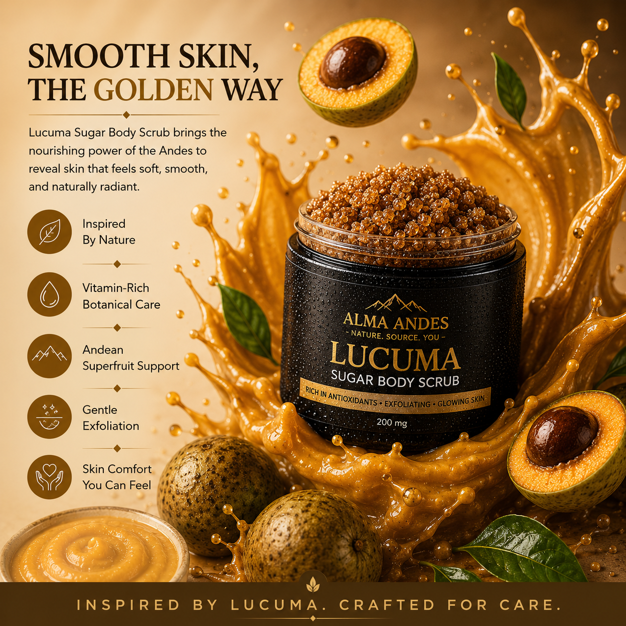 Body Scrub with High Collagen of Lucuma - Slide 8
