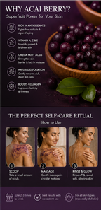 Acai Berry Sugar Body Scrub – Glow & Boosting