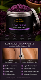 Acai Berry Sugar Body Scrub – Glow & Boosting
