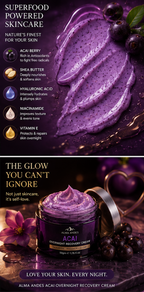 Acai Berry Night Recovery Cream – Overnight Glow & Skin Repair