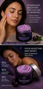 Acai Berry Night Recovery Cream – Overnight Glow & Skin Repair