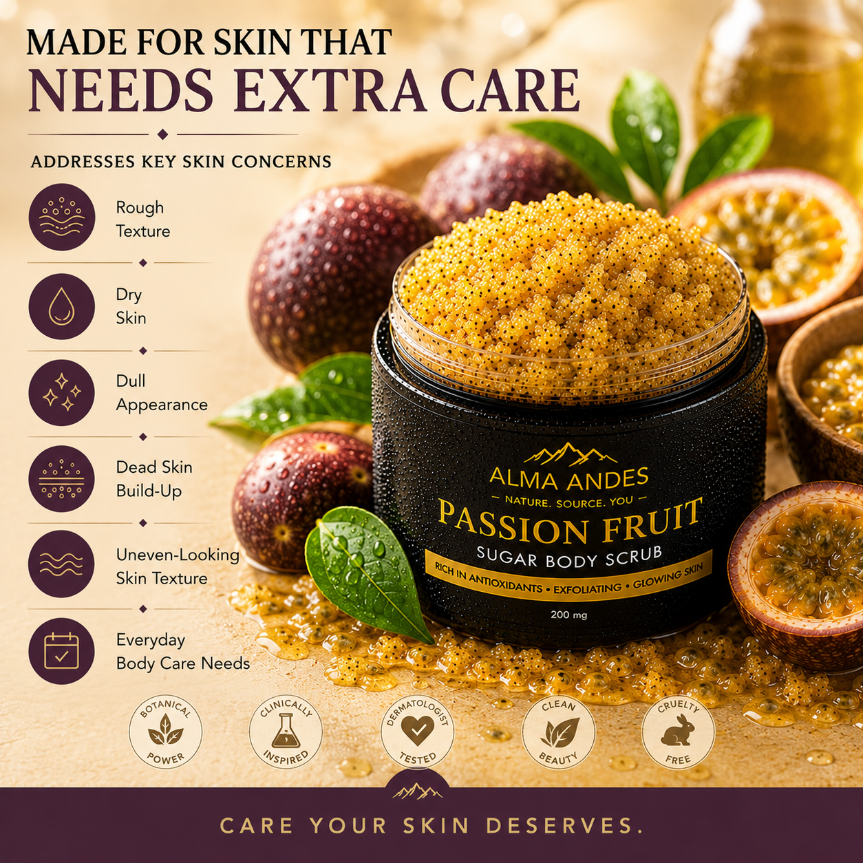 Body Scrub with Vitamin C of Passion Fruit - Slide 6