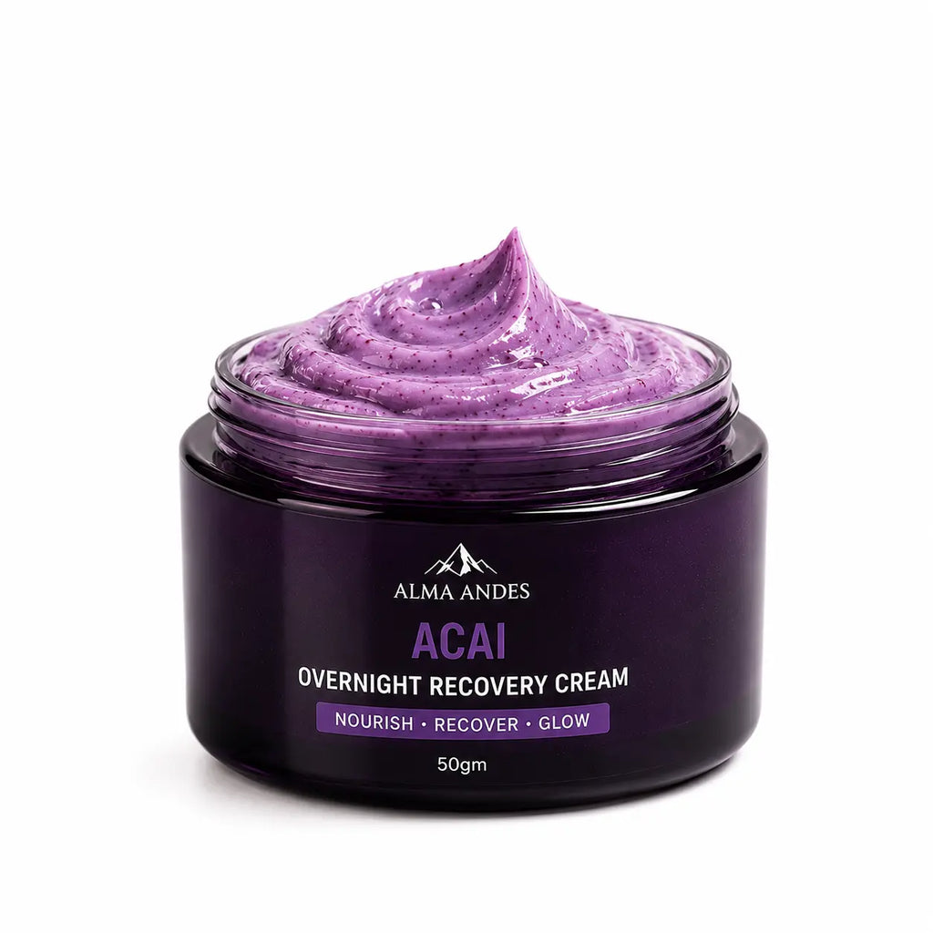 Night Cream for Glowing Skin with Açaí Berry Anti-Oxidant