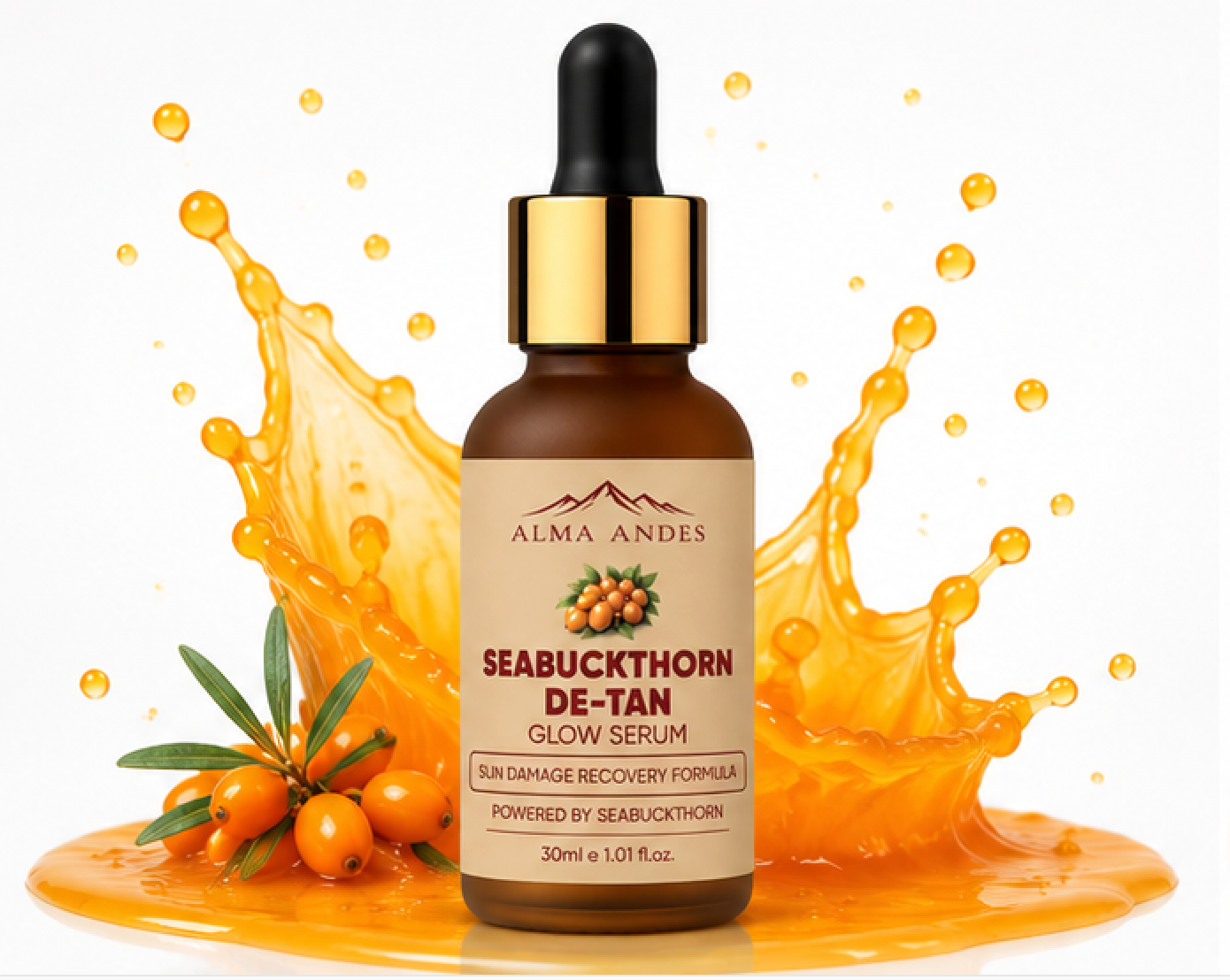 De Tan Face Glow Serum for Tan Removal with Sun Damage Recovery