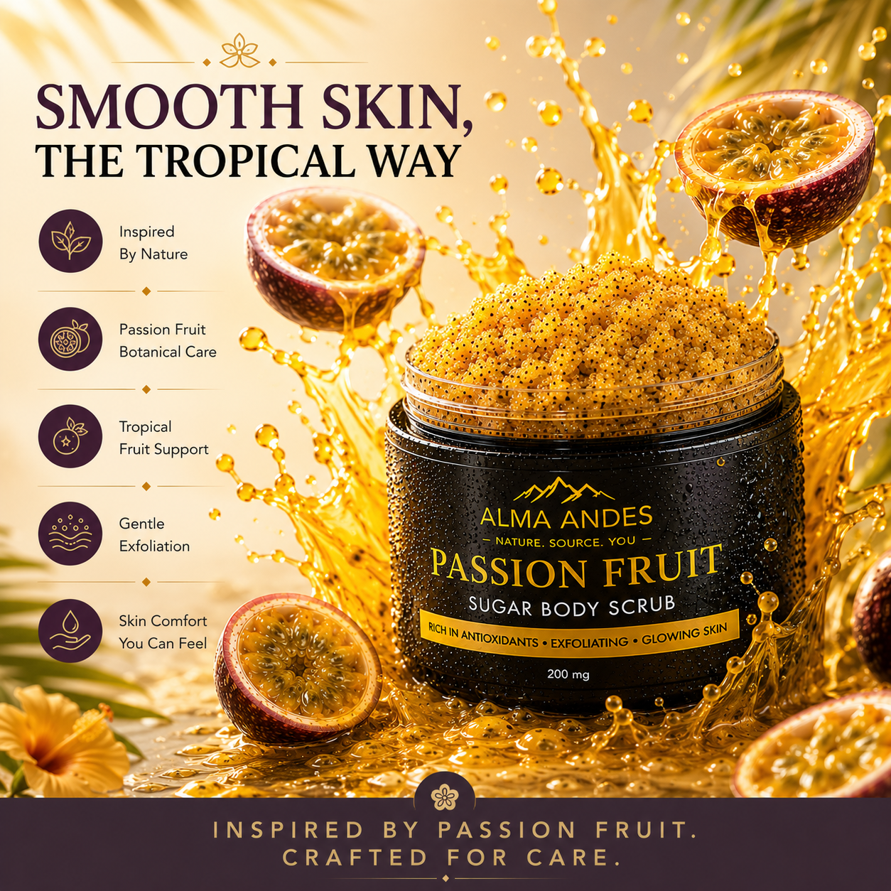 Body Scrub with Vitamin C of Passion Fruit - Slide 7